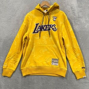 Aape by A Bathing Ape X Mitchell &‎ Ness Los Angeles Lakers NBA Yellow Small